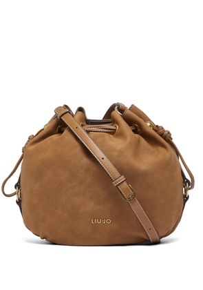 LIU JO medium drawstring cross body bag - Brown