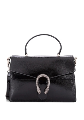 Gucci Pre-Owned Dionysus Convertible Top Handle Bag Patent Medium satchel - Black