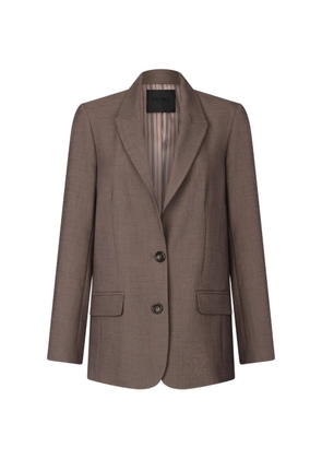 LIU JO oversized blazer - Brown