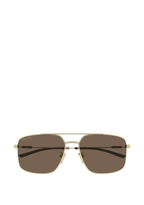 Gucci Eyewear pilot-frame sunglasses - Gold