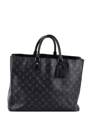 Louis Vuitton Pre-Owned Grand Sac Bag Monogram Eclipse Canvas tote bag - Black