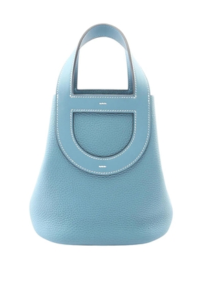 Hermès Pre-Owned 2024 Clemence and Swift In The Loop 18 handbag - Blue