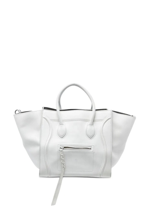 Celine Pre-Owned 2011 Medium Leather Phantom Luggage tote bag - White