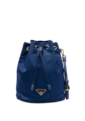 Prada Pre-Owned 2019-2026 Re-Nylon Drawstring pouch - Blue