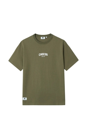 CHOCOOLATE logo-print T-shirt - Green
