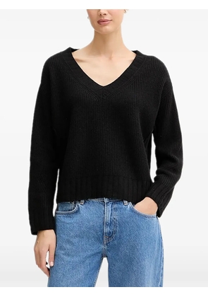 Benetton v-neck knitwear - Black