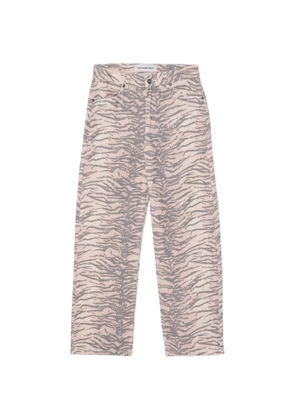 The Ragged Priest tiger-print jeans - Pink