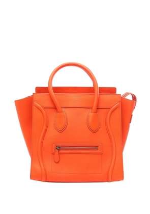 Celine Pre-Owned 2010-2026 Mini Leather Luggage tote bag - Orange