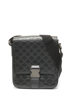 Gucci Pre-Owned 2010s GG Shima leather shoulder bag - Black