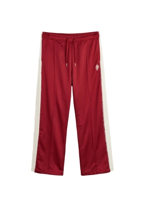 Stockholm Surfboard Club side-stripe tracksuit trousers - Red
