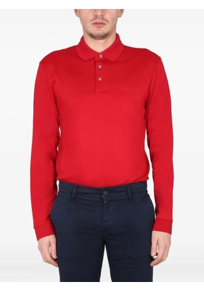 BOSS long-sleeved polo shirt - Red