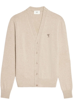 AMI Paris Ami de Coeur cardigan - Neutrals