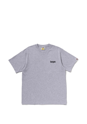 A BATHING APE® logo-print T-shirt - Grey