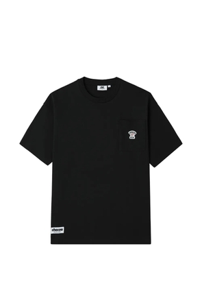 CHOCOOLATE bear-patch T-shirt - Black