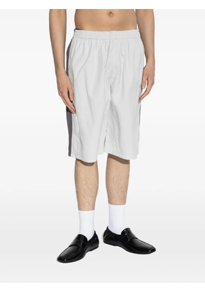 Balenciaga striped track shorts - Grey