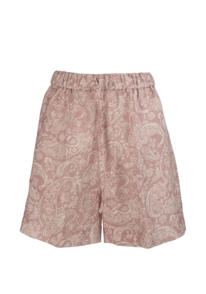 Paul & Shark paisley-print shorts - Pink