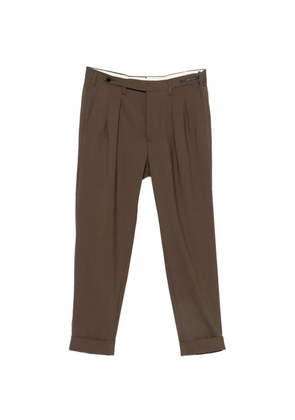 michael coal pleated trousers - Brown