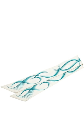 Hermès Pre-Owned 20th Century 24 Faubourg Silk Twilly Scarf scarves - White