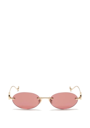 VALENTINO GARAVANI EYEWEAR geometric metal eyewear - Gold
