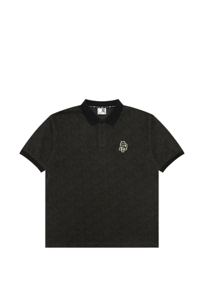 AAPE BY *A BATHING APE® logo-patch polo shirt - Grey