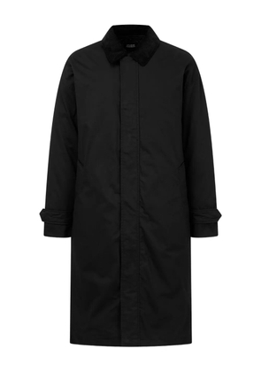 TOMBOY corduroy-collar hunting jacket - Black