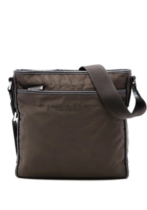 Prada Pre-Owned 2013-2026 Tessuto Zip Top crossbody bag - Brown