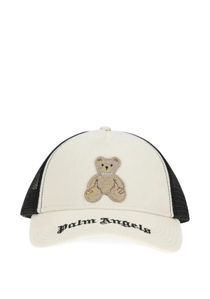 Palm Angels bear-appliqué trucker cap - Neutrals