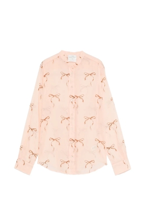 Forte Forte bow-print shirt - Pink