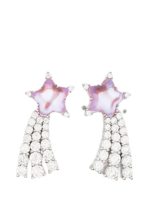 YVMIN star-detail embellished earrings - Silver