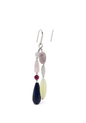 ISABEL MARANT Mahi beaded drop earrings - Silver