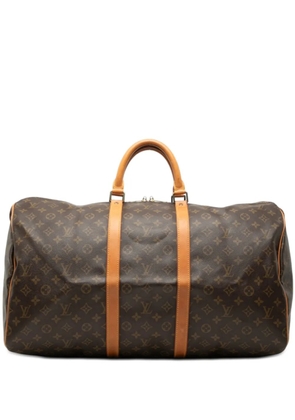 Louis Vuitton Pre-Owned 1990-2010 Monogram Keepall 55 travel bag - Brown