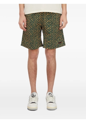 Gramicci zigzag-pattern short - Green