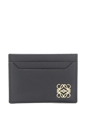 Loewe Pre-Owned 2020s anagram-detail leather cardholder - Black