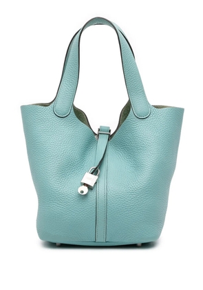 Hermès Pre-Owned 2017 Clemence Picotin Lock 22 handbag - Blue