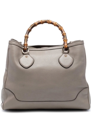 Gucci Pre-Owned 2016-2026 Medium Leather Bamboo Diana tote bag - Brown