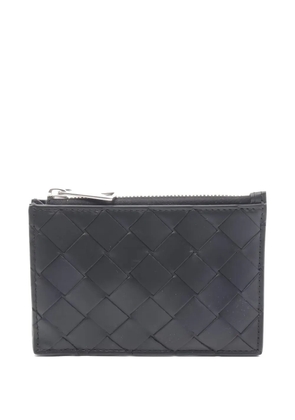 Bottega Veneta Pre-Owned Intrecciato key-pouch card holder - Black