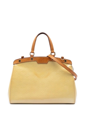 Louis Vuitton Pre-Owned 2012 Monogram Vernis Brea MM satchel - Yellow