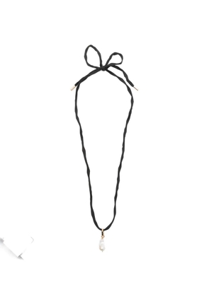 Carven Talisma pearl tie necklace - Gold