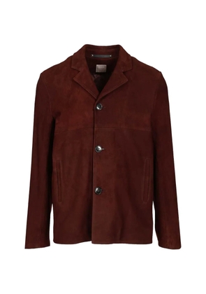 Paul Smith suede buttoned jacket - Brown