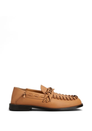 Tod's braided loafers - Brown