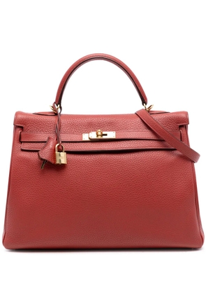 Hermès Pre-Owned 2009 Togo Kelly II Retourne 35 satchel - Red