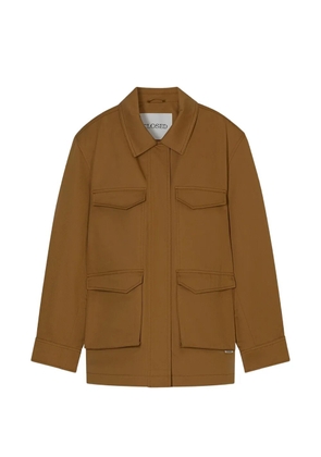 Closed flap-pocket jacket - Brown