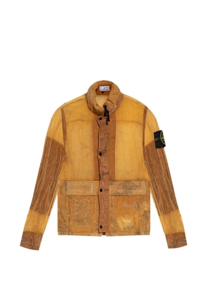 Stone Island button flap pocket jacket - Orange
