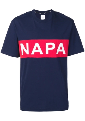 Napapijri logo printed T-shirt - Blue