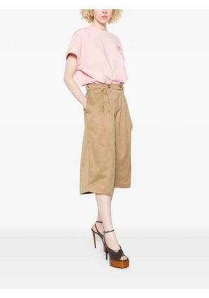 Willy Chavarria logo-print bodysuit - Pink