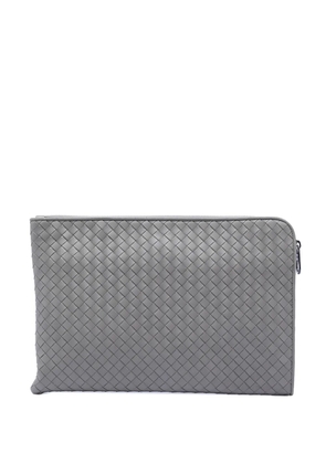 Bottega Veneta Pre-Owned 2012-2025 Nappa Intrecciato clutch bag - Grey