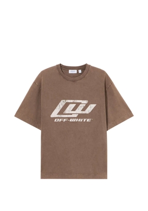 Off-White OWR Skate fade graphic T-shirt - Brown