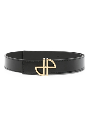 Patou JP leather belt - Black