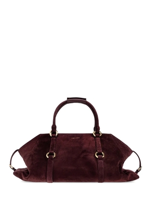 Alexander McQueen ring-detail holdall - Red