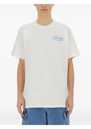 Obey logo-print T-shirt - White